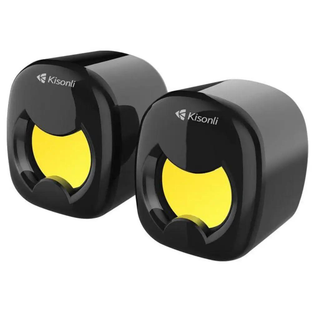 Колонки комп'ютерні Kisonli A-202 2.0 AUX/USB 3 Вт (ЦУ-00040162) - фото 1