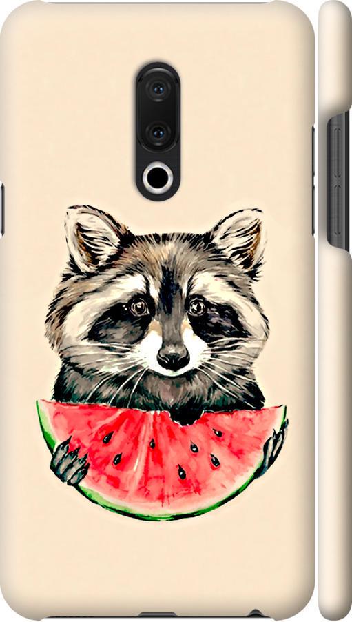 Чехол на Meizu 15 Plus Енотик с арбузом (4605m-1473-42517) Чехол на Meizu 15 Plus Енотик с арбузом (4605m-1473-42517)
