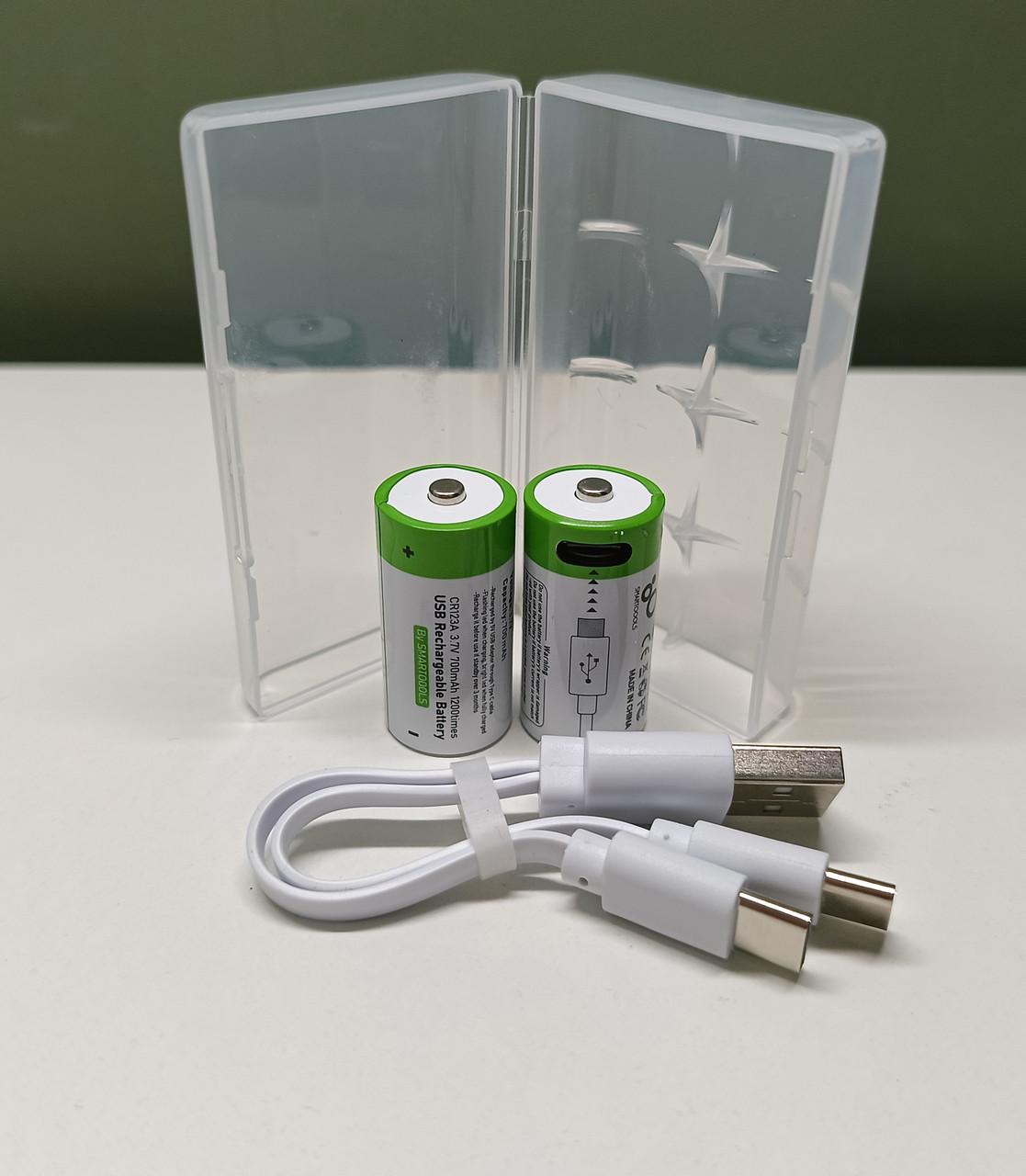 Батарейка аккумуляторная Smartools CR123A/CR123/16340 2 шт. и кабель 1шт. (2694991107) Батарейка аккумуляторная Smartools CR123A/CR123/16340 2 шт. и кабель 1шт. (2694991107)