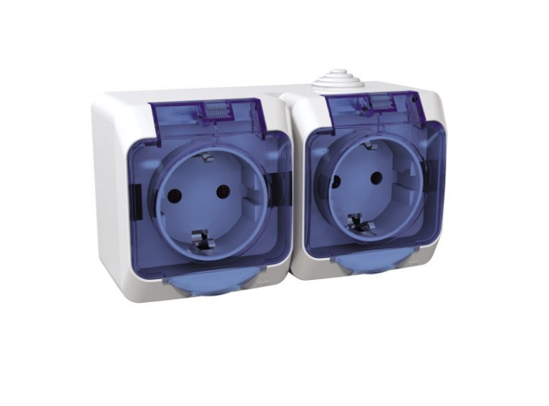 Розетка Schneider Cedar Plus IP44 Білий (16А) Розетка Schneider Cedar Plus IP44 Білий (16А)