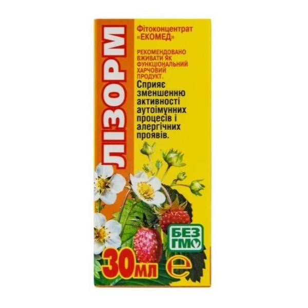 Комплекс противоаллергический Экомед Лизорм 30 мл 15 порций (000026950)