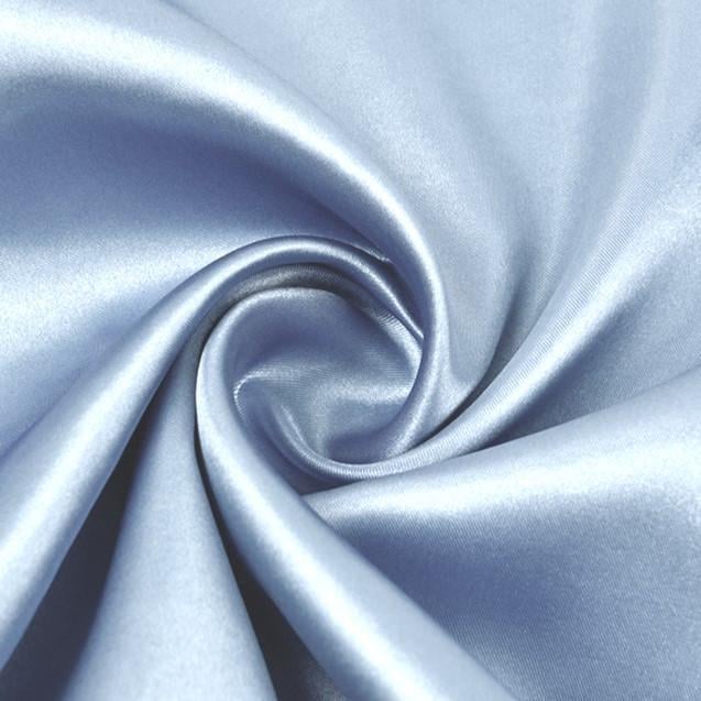 Тканина атлас LuxFabric 115 г/м² 1,5 м 1 м Небесний (ТП1501а32)