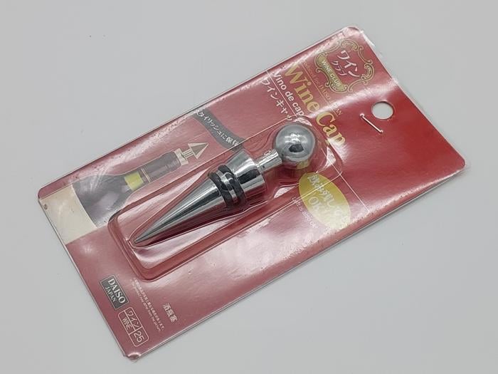 Пробка для вина и шампанского многоразовая нержавеющая сталь L 9 см (438598190) - фото 3