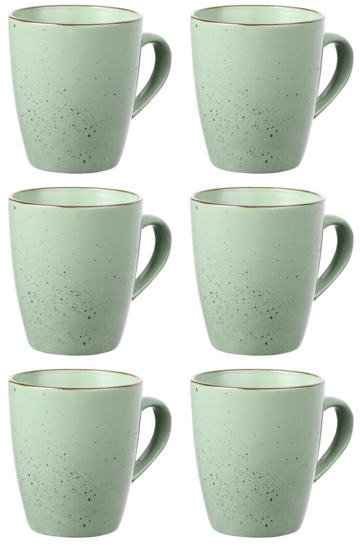 Набор чашек Ardesto 6х360 мл Bagheria 2936GGC6 Green