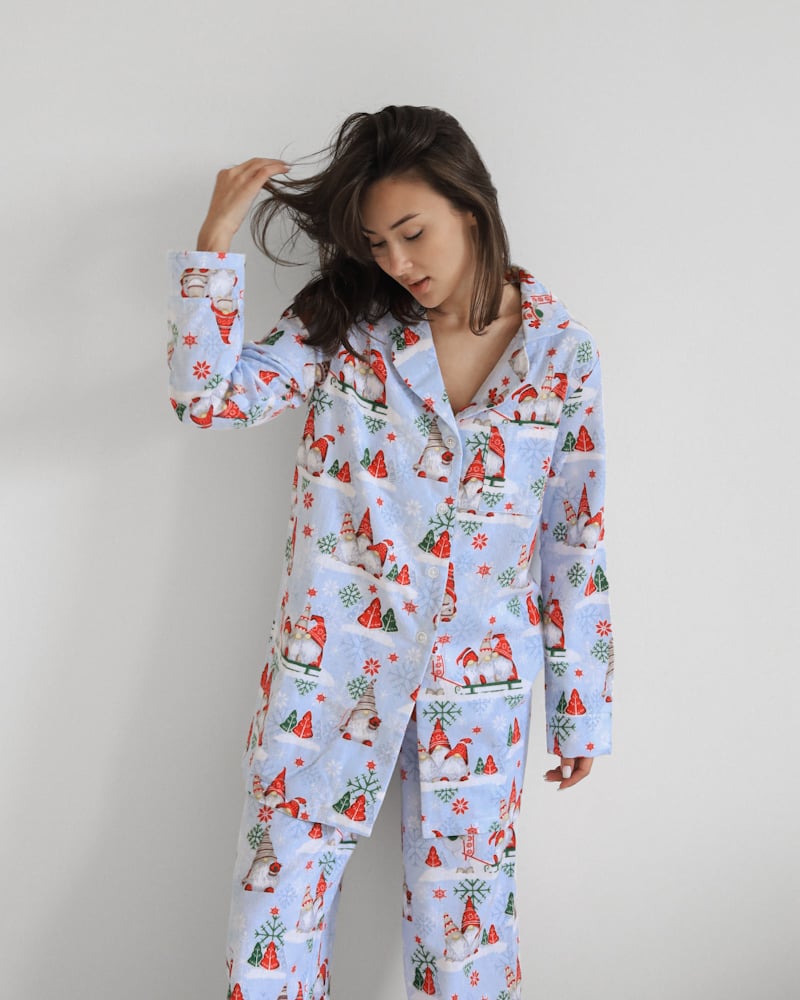 Піжамний костюм жіночий Модельєр 25888 р. 44 Різнокольоровий (14982) - фото 3 Піжамний костюм жіночий Модельєр 25888 р. 44 Різнокольоровий (14982) - фото 3