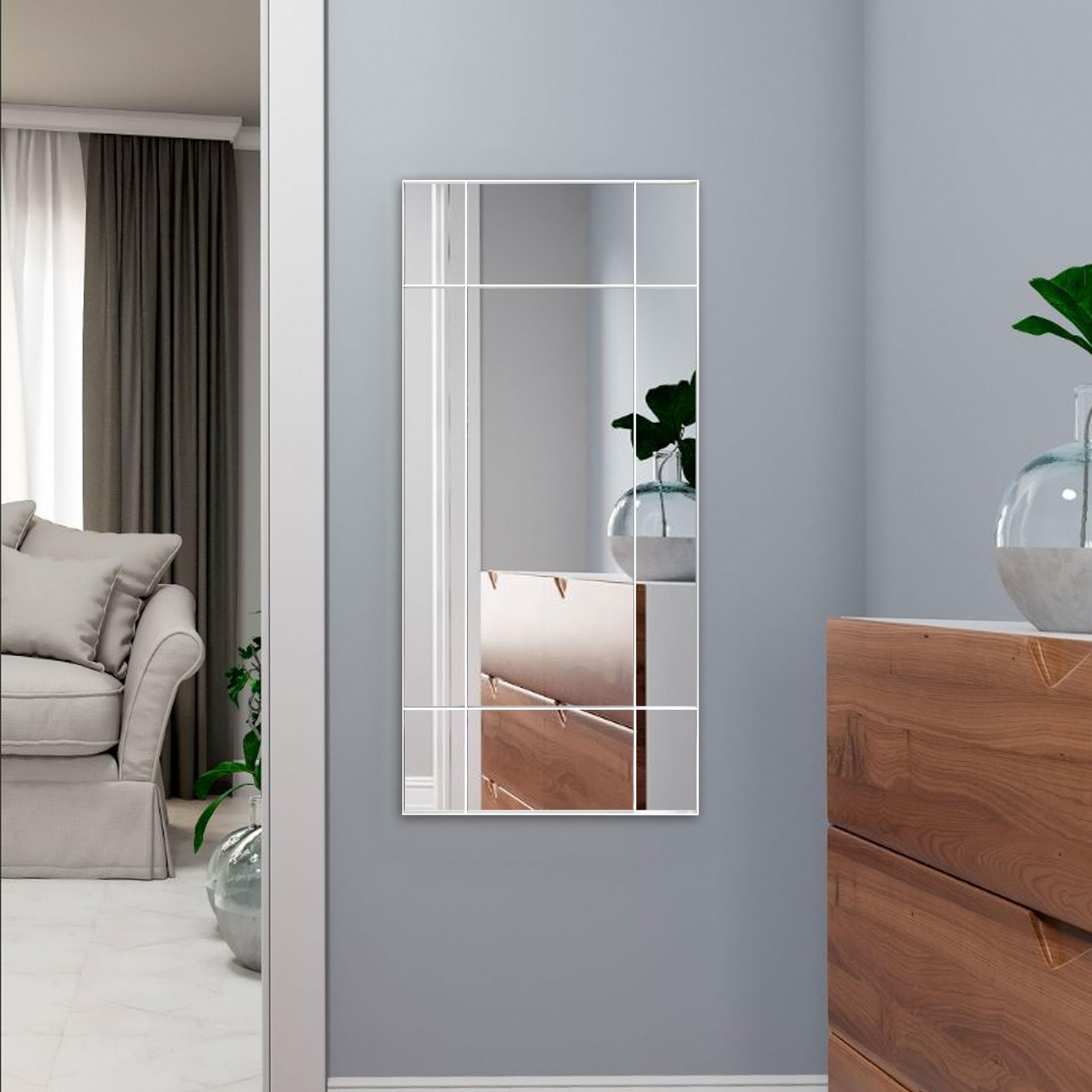 Зеркало в металлической раме Art-com 1500х700 мм Белый (МР8)