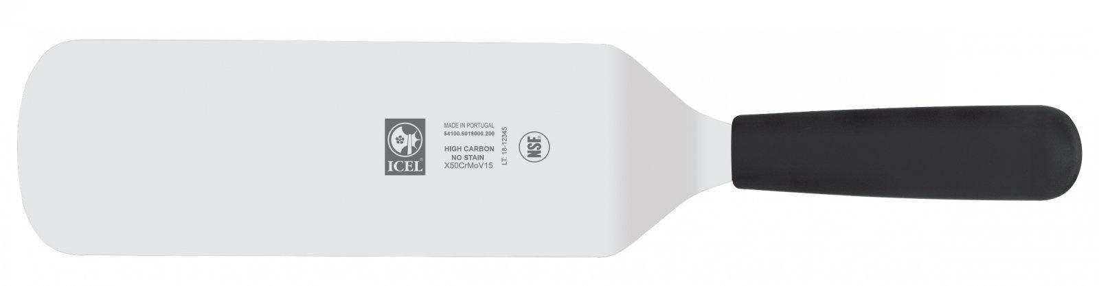 Лопатка изогнутая Icel 380-200х77 мм Черный (54100.6019000.200)