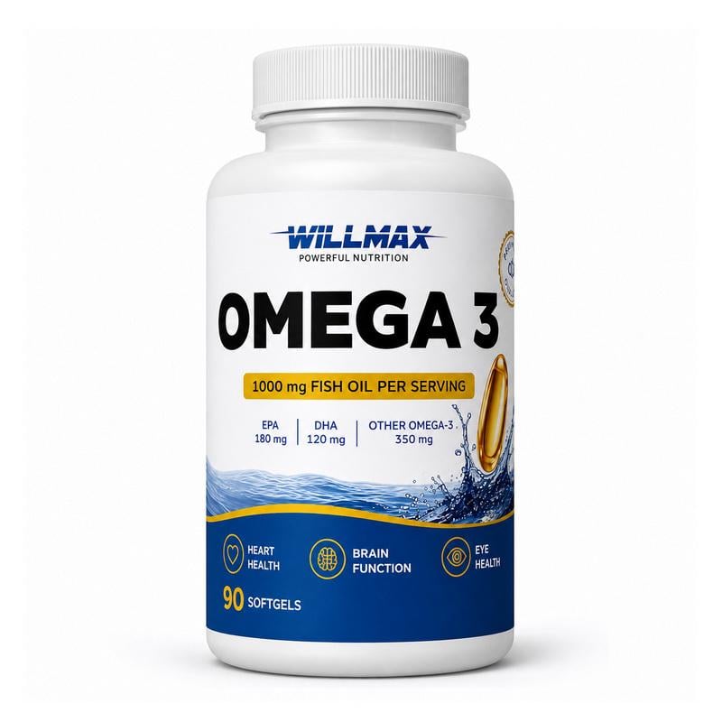 Омега-3 Willmax Omega-3 350 mg 90 капс.