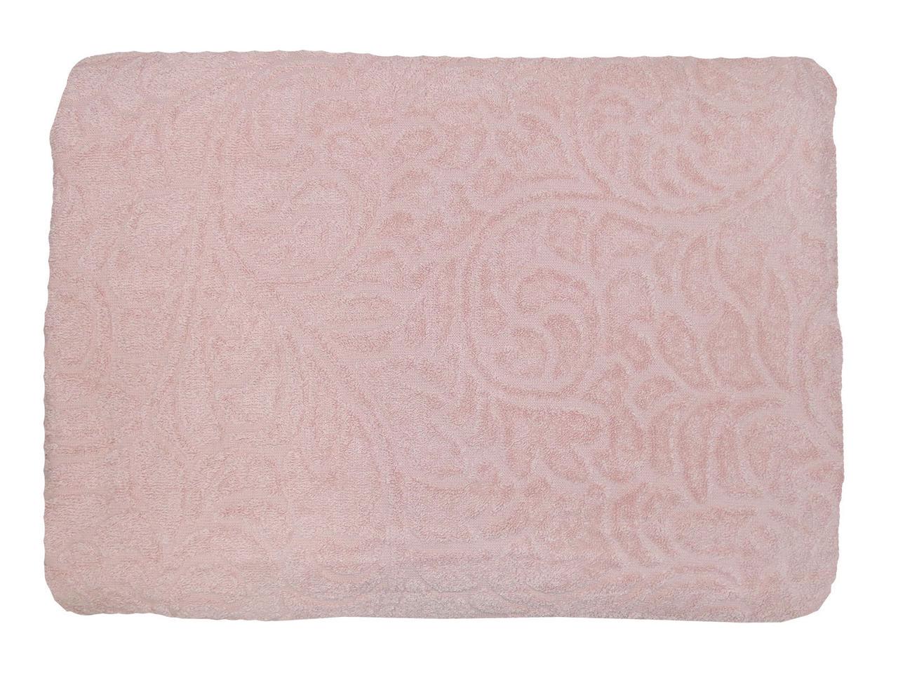 Простирадло махрове Parisa J-079 N01 150х200 см Рожево-бежевий (24379) - фото 1