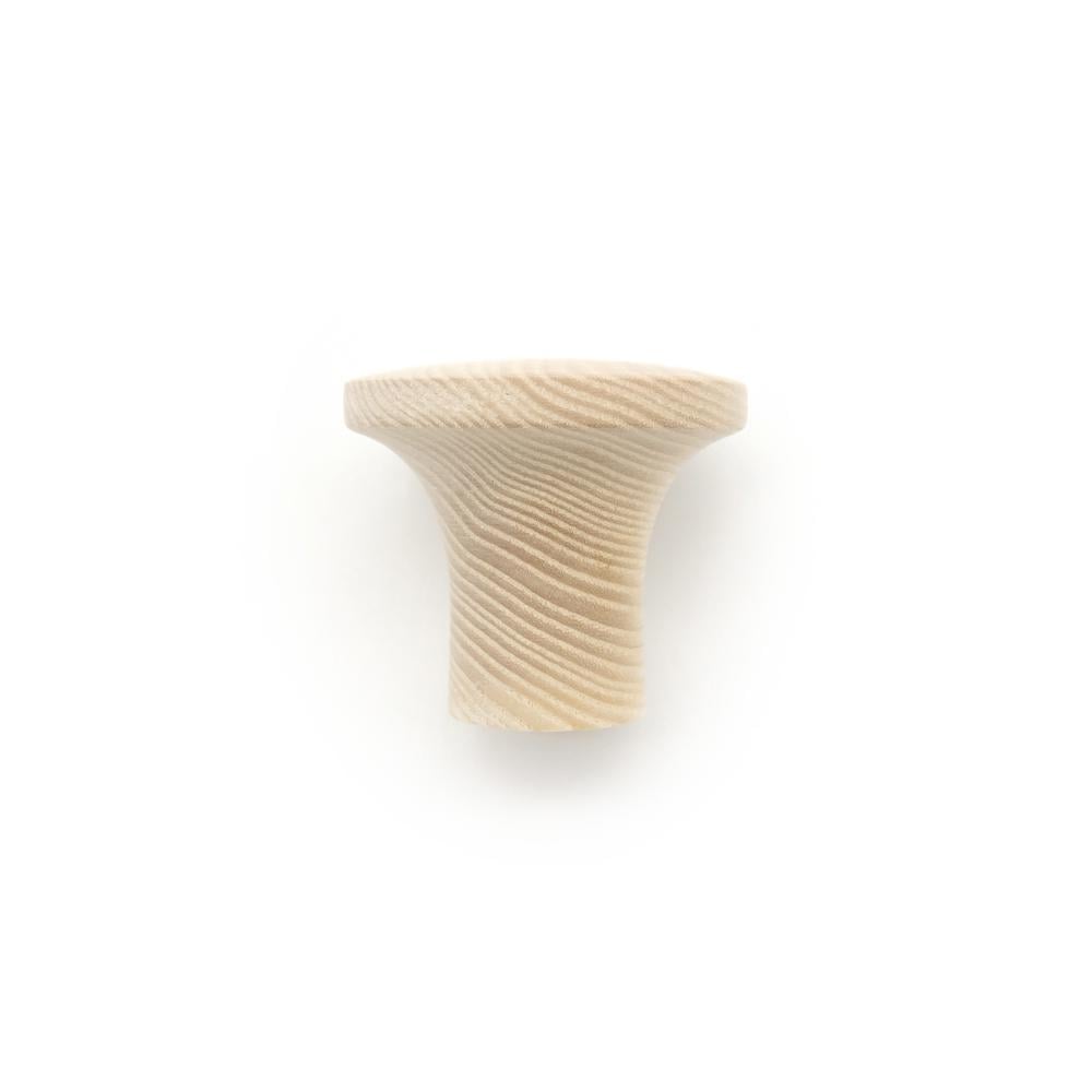 Крючок деревянный мебельный для одежды ø50 мм 1 шт. Ясен (48899) - фото 3