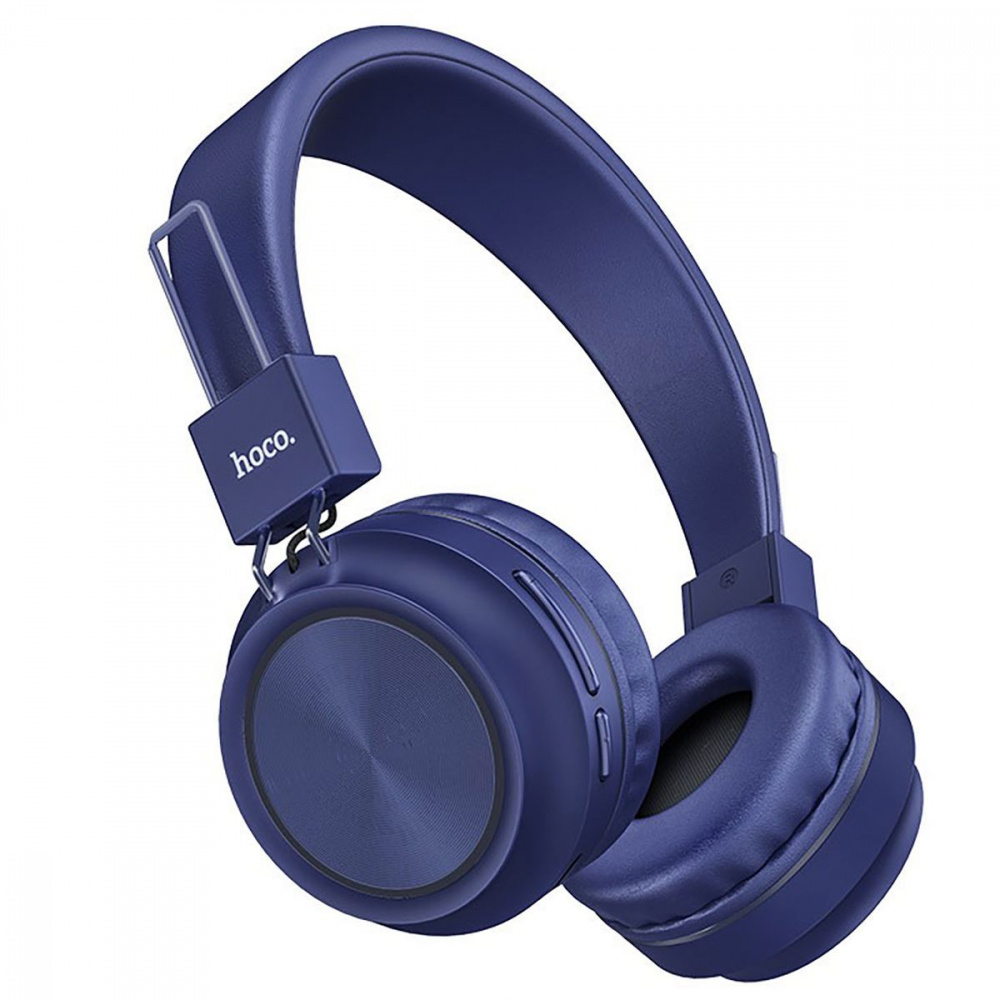 Наушники беспроводные Hoco W25 Promise Bluetooth Blue - фото 1