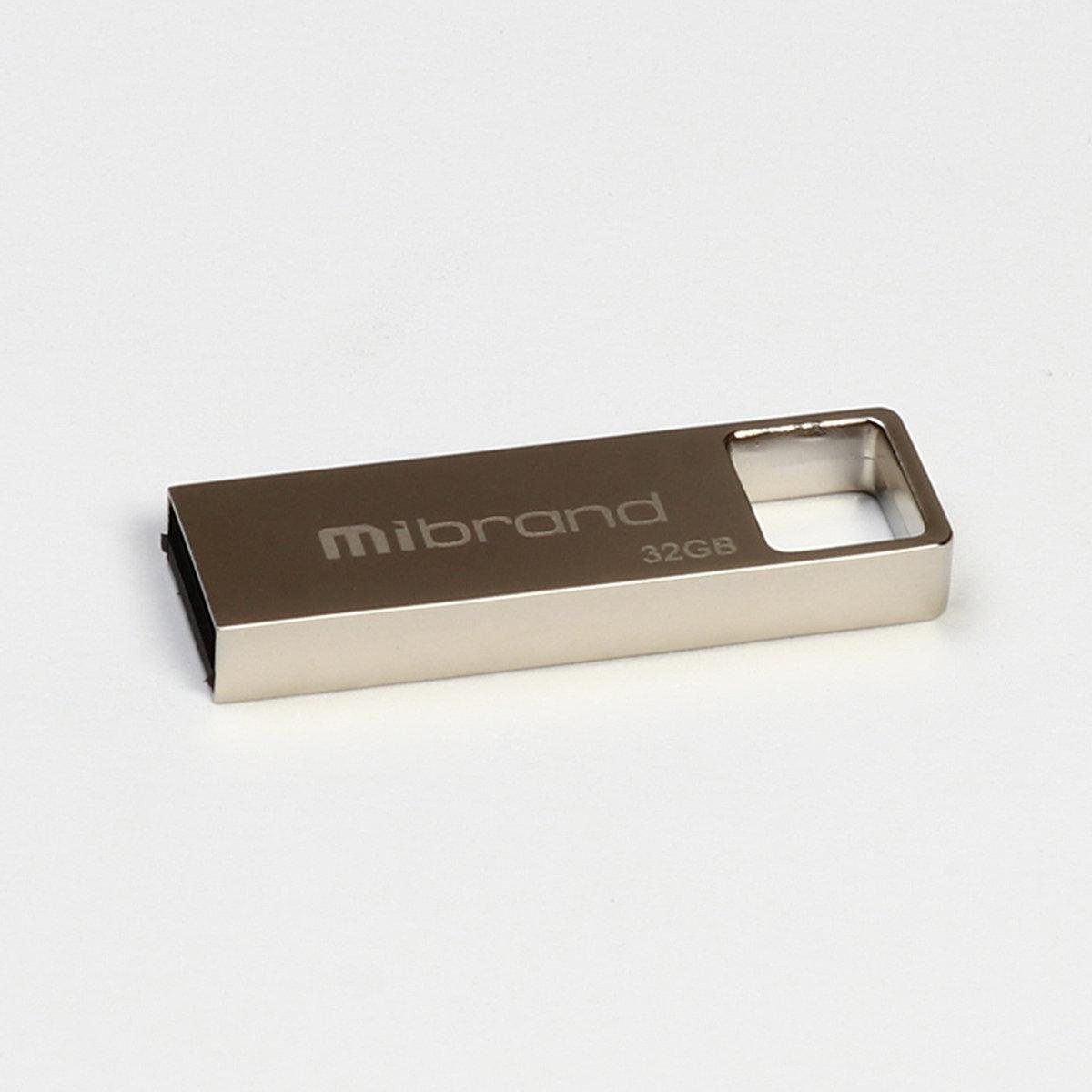 Флеш-память для ноутбука Flash Mibrand USB 2.0 Shark 32Gb Silver (MI2.0/SH32U4S)