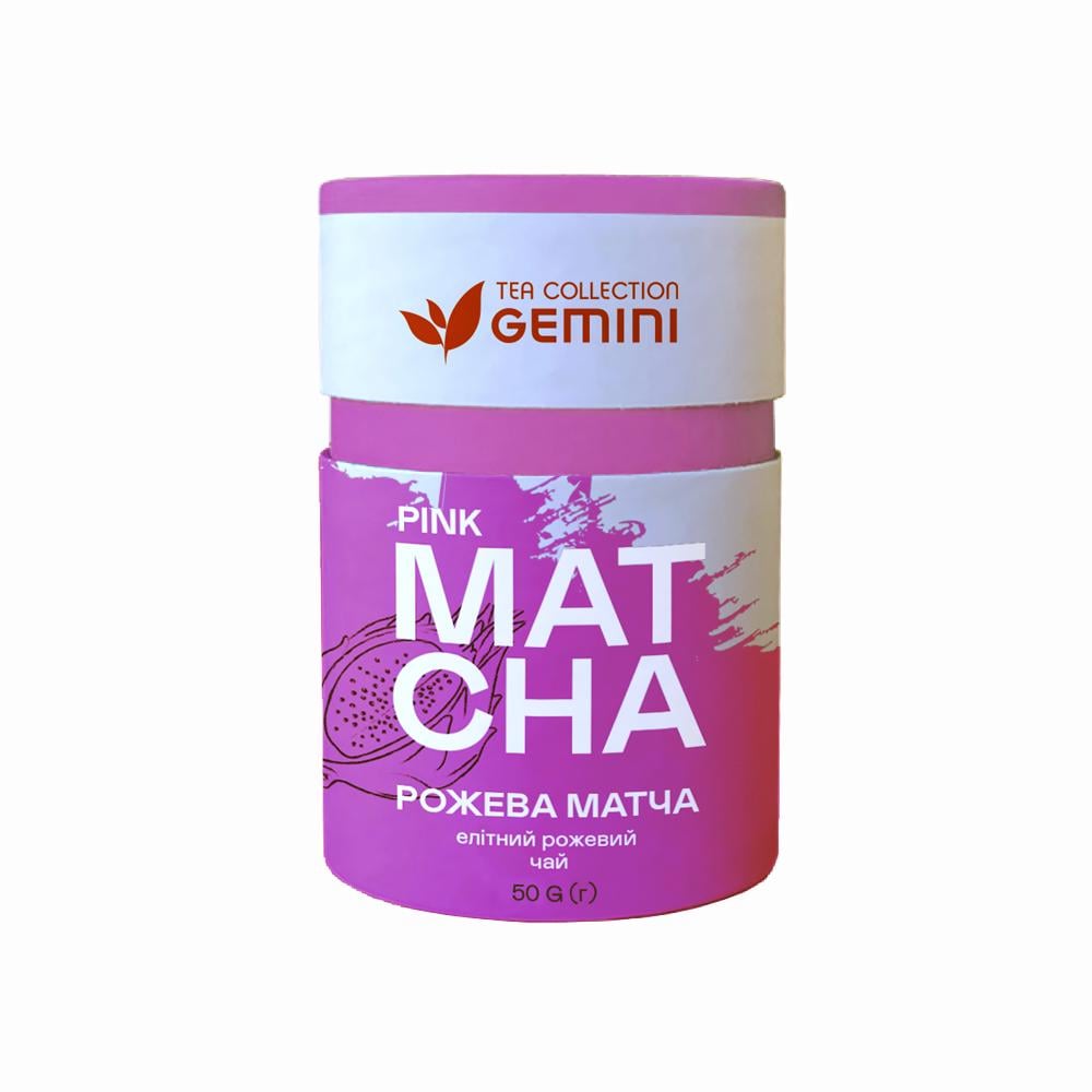 Чай пудровий Gemini Tea Collection Pink Matcha 50 г (4820156431826) Чай пудровий Gemini Tea Collection Pink Matcha 50 г (4820156431826)