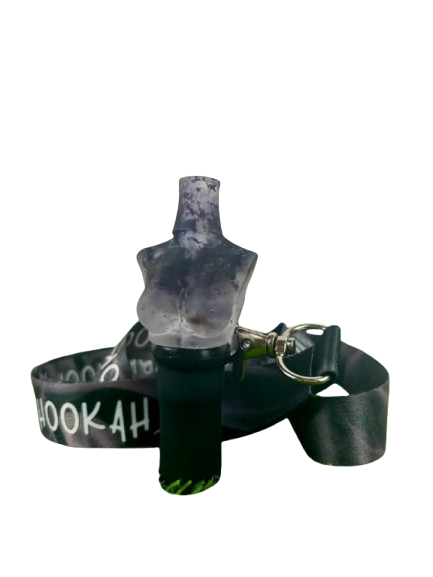 Мундштук индивидуальный ручной работы Hookah Vibe Tits Black Flowers (482002529)