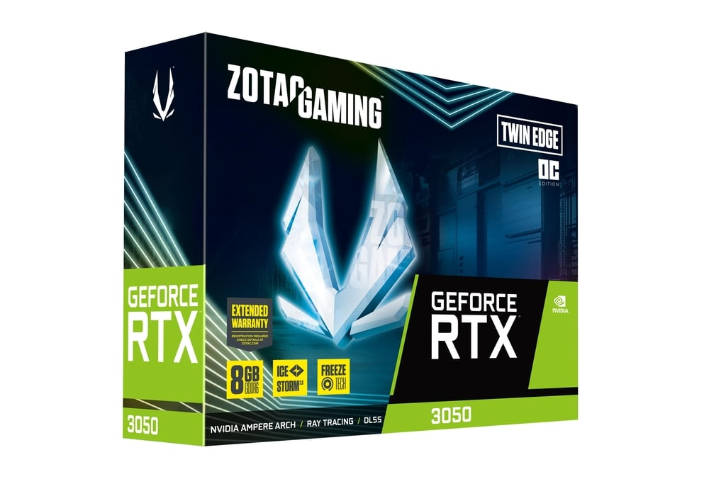 Видеокарта Zotac Gaming GeForce RTX 3050 Twin Edge OC (ZT-A30500H-10M) - фото 7