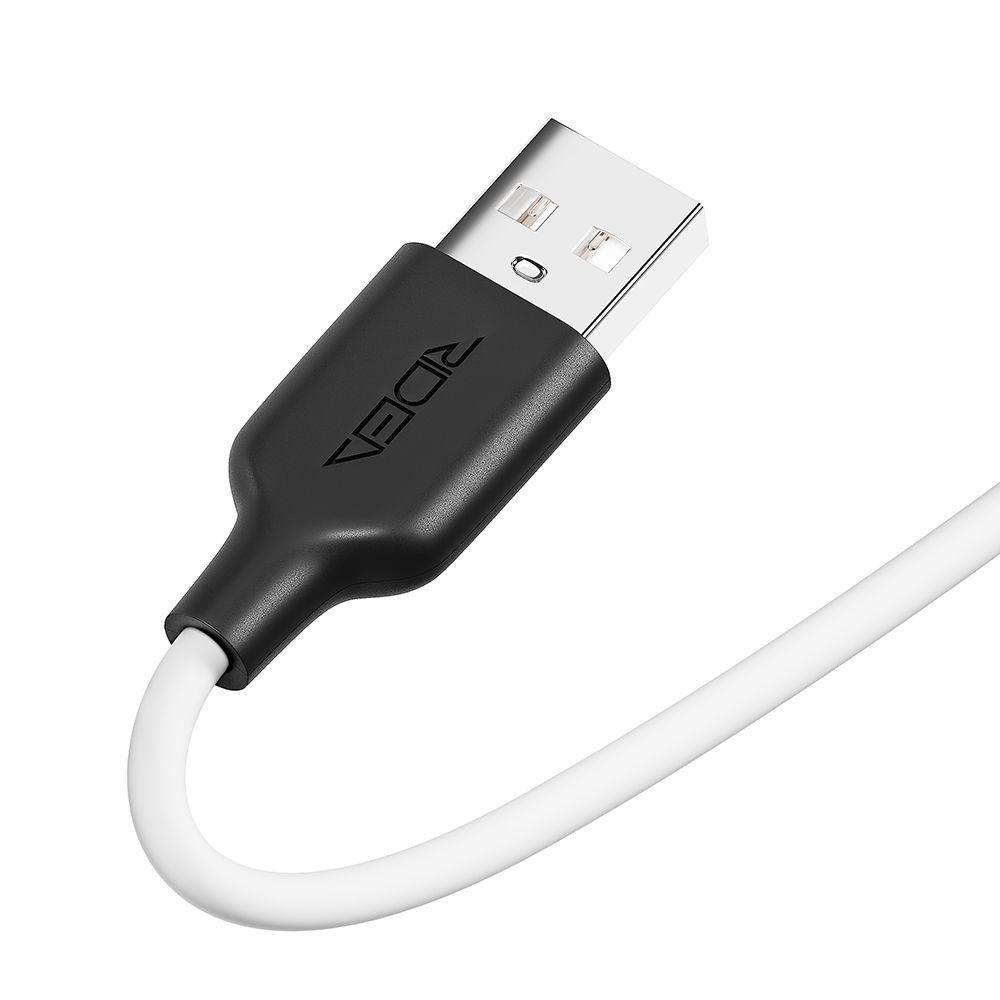 Кабель Ridea RC-M114 Soft Silico USB to Micro USB Белый (209-00162) - фото 5