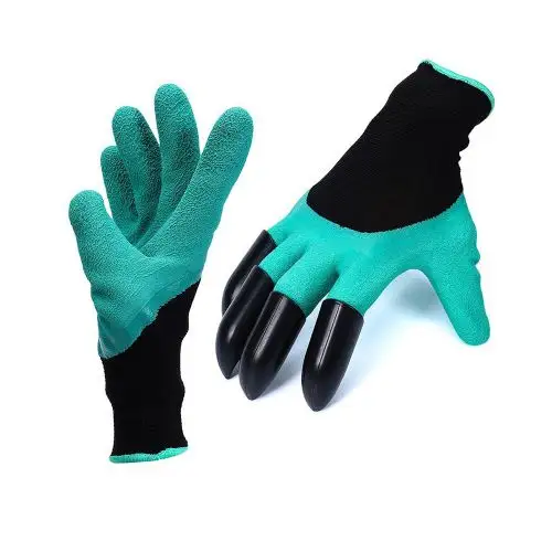 Перчатки садовые с когтями резиновые GARDEN GENIE GLOVES (2479515512)
