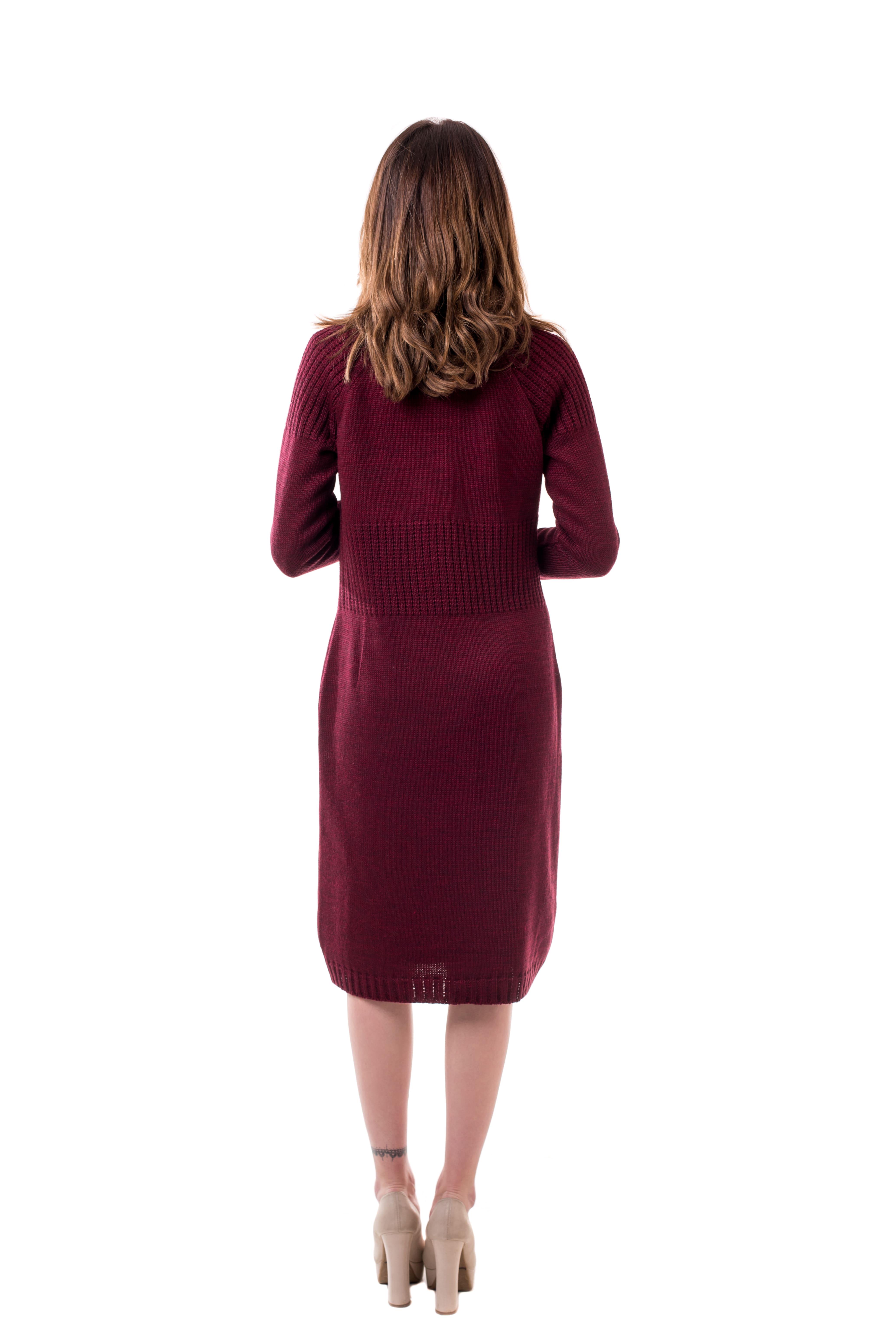 Кардиган женский Bakhur с воротником-стойкой S Маджента (3038 Мд 44) - фото 4