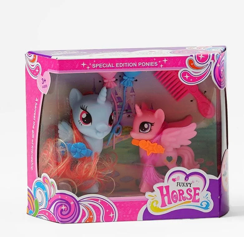 Поні 2 іграшки з аксесуарами в коробці