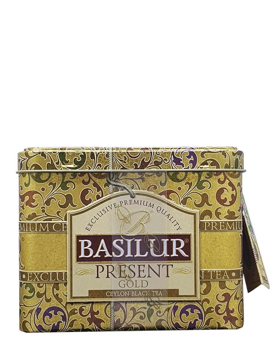Чай чорний цейлонський Basilur Подарунок Золотий 100 г (56563) - фото 2 Чай чорний цейлонський Basilur Подарунок Золотий 100 г (56563) - фото 2