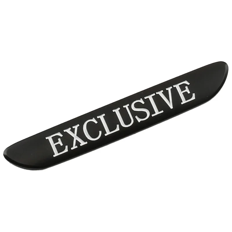 Эмблема плашка Exclusive металл Черный матовый (2304000888)