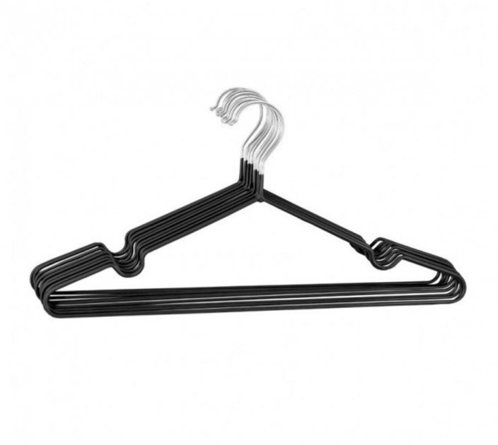 Тремпел для одежды 50 шт. Черный