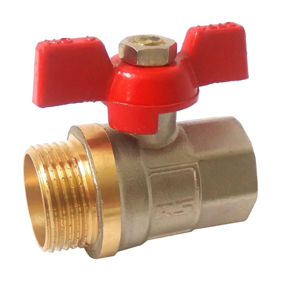 Кран шаровой STA ВЗ бабочка 1/2" Красный (24850787)