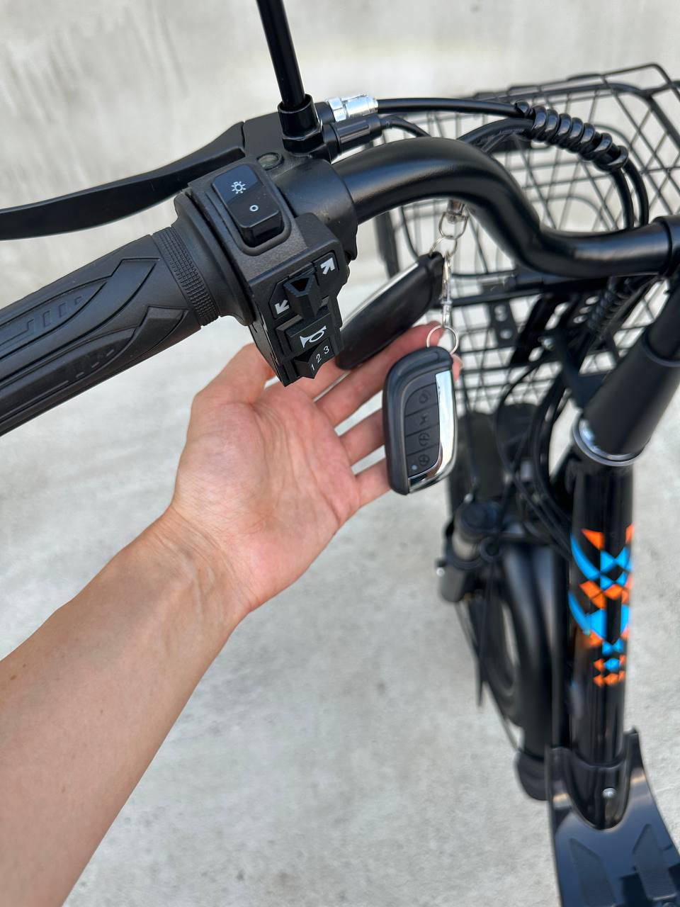 Электровелосипед Minako U18 двухместный 18" 600 W/48 V/18 Ah с грузовым усиленным багажником Черный - фото 11 Электровелосипед Minako U18 двухместный 18" 600 W/48 V/18 Ah с грузовым усиленным багажником Черный - фото 11