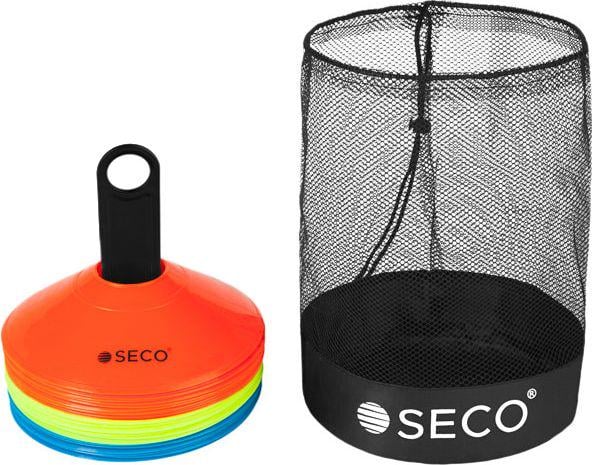 Набор тренировочных фишек SECO с подставкой и сумкой 30 шт. (18130100) Набор тренировочных фишек SECO с подставкой и сумкой 30 шт. (18130100)