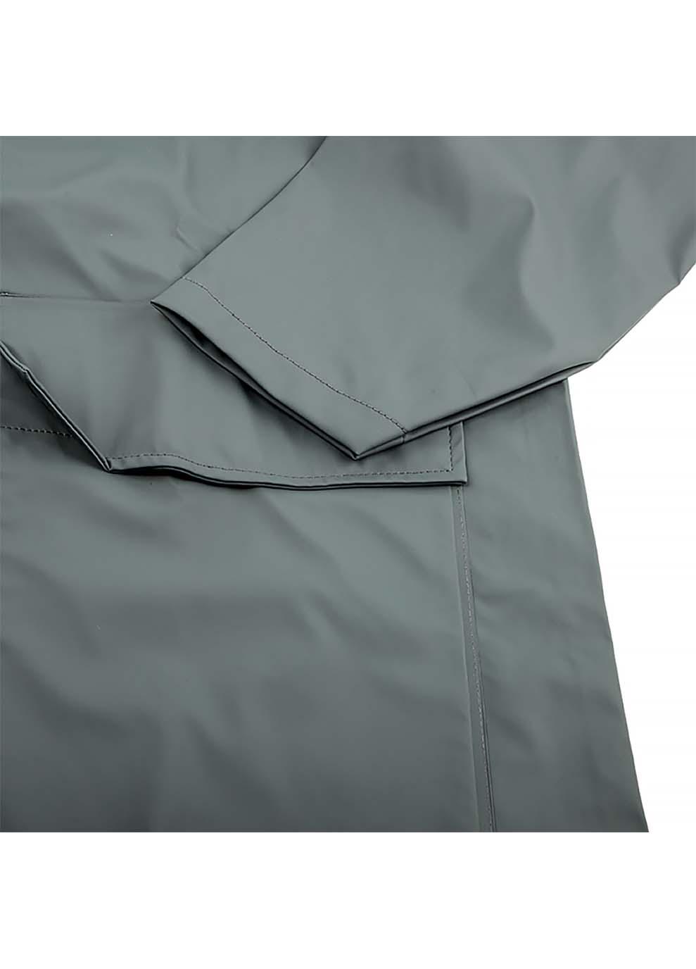 Куртка чоловіча Rains Short Hooded Coat S-M Сірий (7d1826-Slate S-M) - фото 4