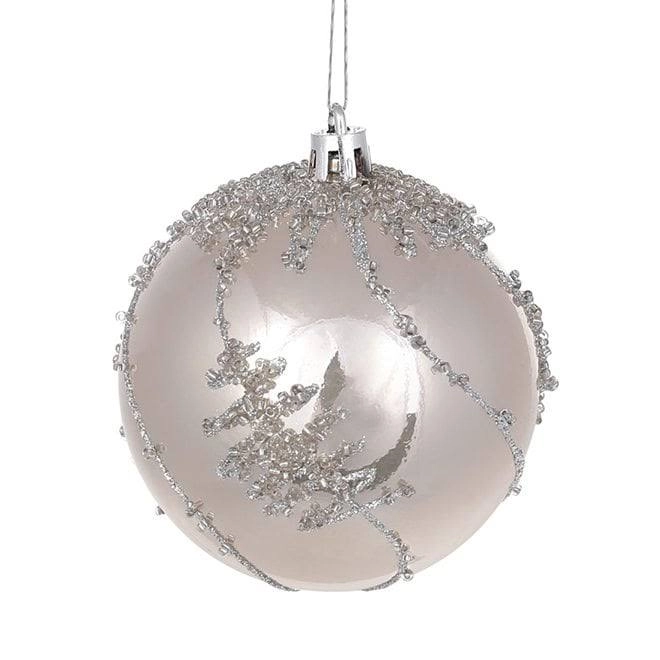 Шар новогодний пластиковый 898-291 8 см (12386)