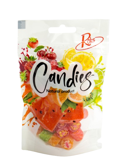 Льодяники Roks Мікро-міні рубана зіперний пакет 90 г (147)