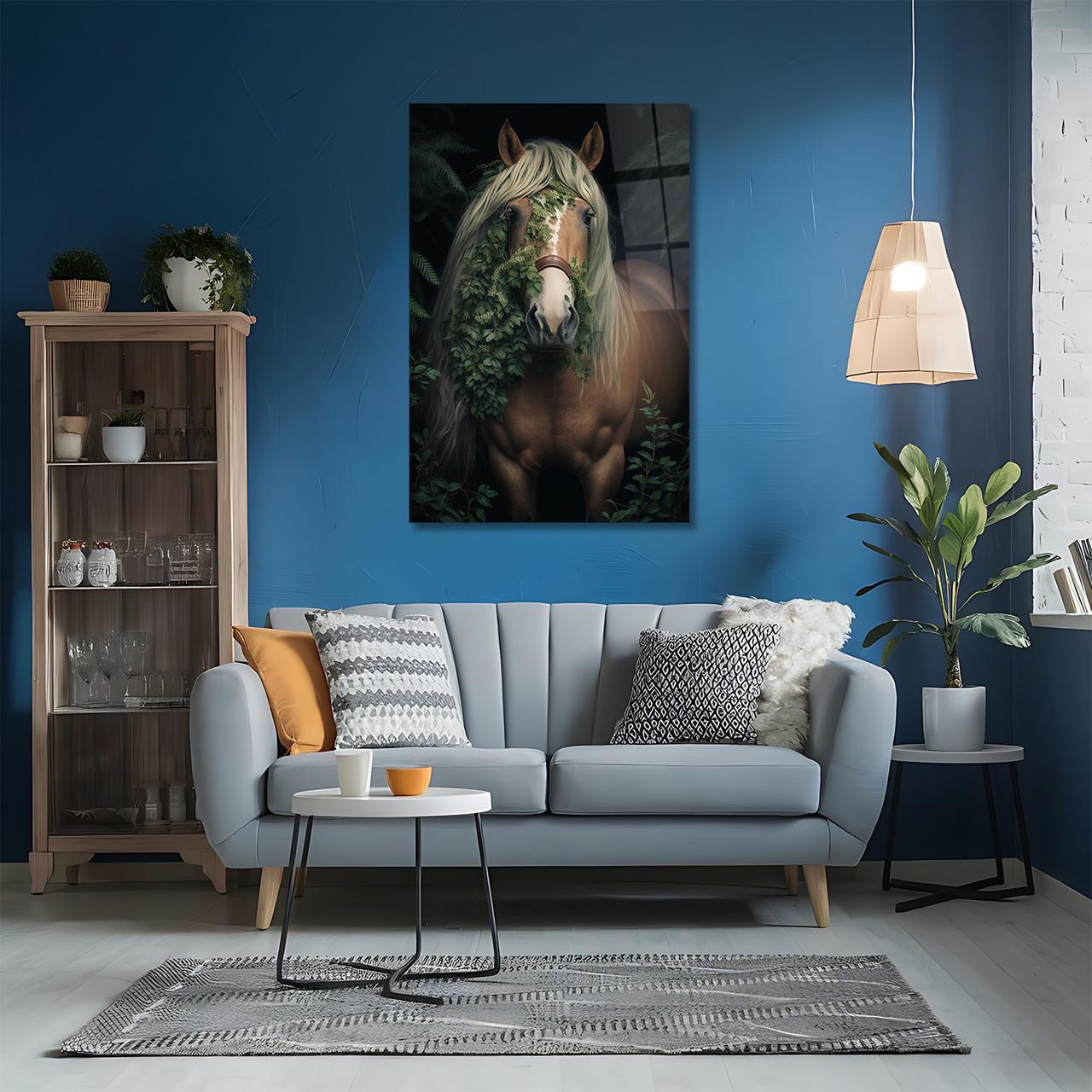 Картина на стекле NovellaPrint Лесной страж 60х90 см (440.3)