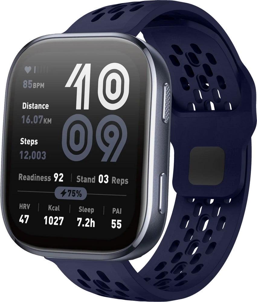 Ремінець силіконовий Liveunic для Amazfit Bip 6 Midnight Blue (41950-4D)