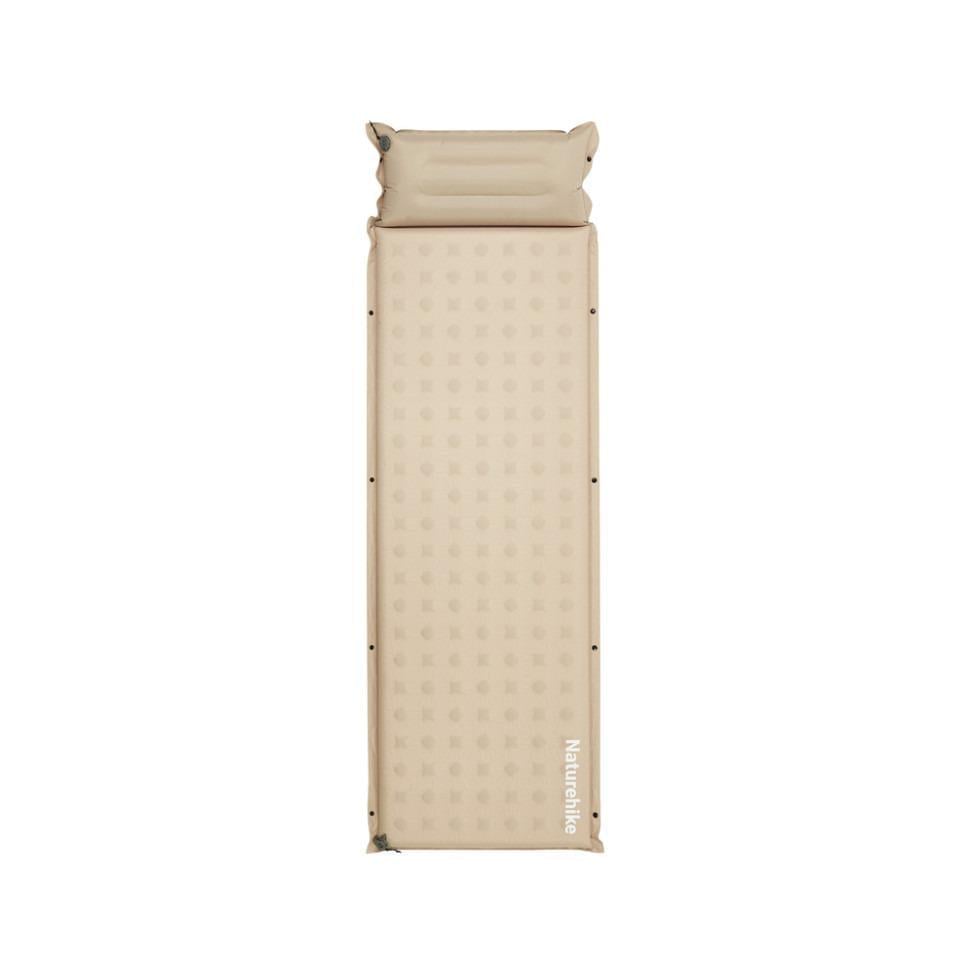 Матрас туристический самонадувающийся одноместный Naturehike CNK2550WS025 200x65x6 см Beige (6977465868794)