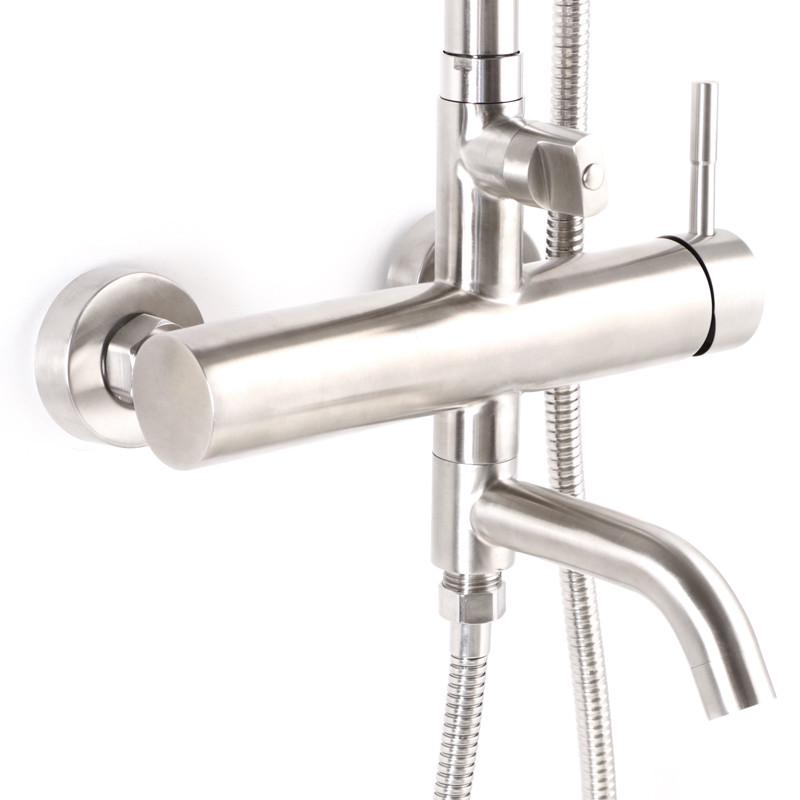 Душевая система Haiba JEX-009-J з нержавеющей стали с смесителем (HB2792)