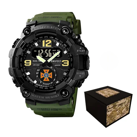 Наручные часы Awarder 004 ГСЧС Army Green (2711)