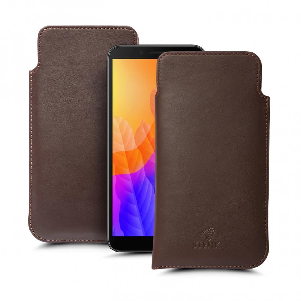 Футляр Stenk Elegance для Huawei Y5P Коричневый (66094) Футляр Stenk Elegance для Huawei Y5P Коричневый (66094)