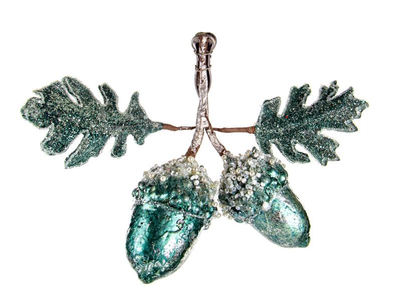 Елочное украшение Elen Желудь (66-168)