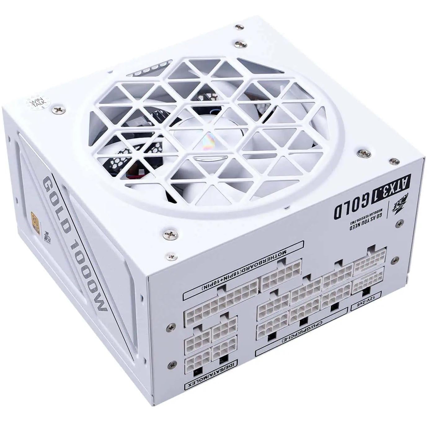 Блок питания 1stPlayer HA-1000BA4 1000 Вт ATX 3.1 80 Plus Gold White (NGDP-GLD-1000-WH-EU)