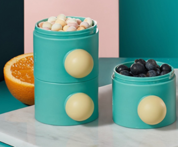 Контейнер для детских смесей Kub Бирюзовый - фото 6