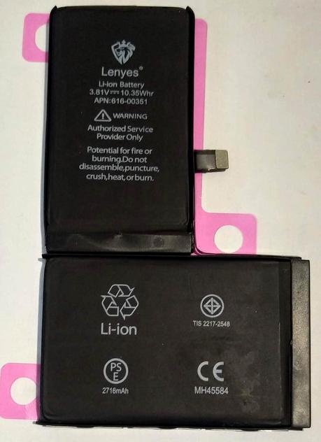 Аккумуляторная батарея Lenyes для Iphonex/XS 2716 mAh (000043927) - фото 2