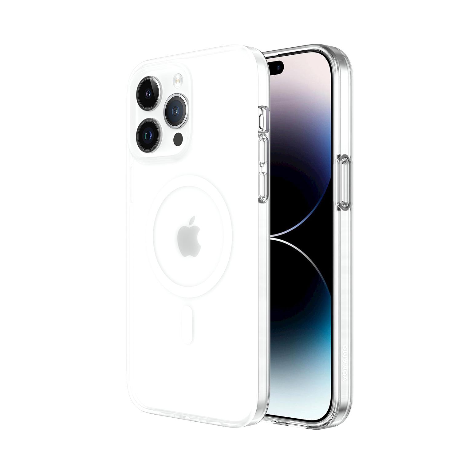 Чохол для iPhone 15 Pro з магнітом MagSafe VOKAMO Glacier Білий Матовий - фото 1