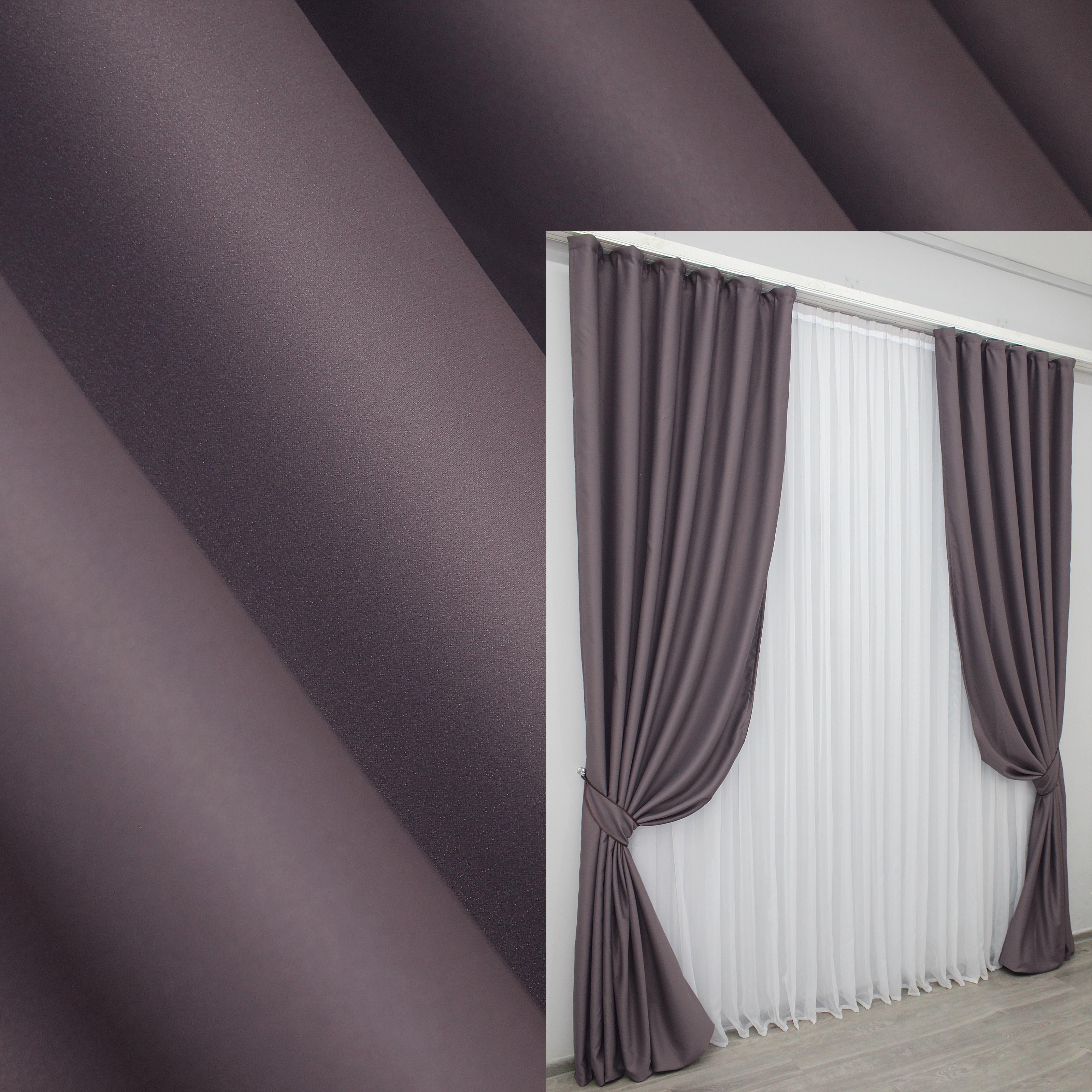 Комплект штор VR-Textil Midnight № 1231ш блекаут 150х290 см 2 шт. Марсала (33-0078) - фото 2 Комплект штор VR-Textil Midnight № 1231ш блекаут 150х290 см 2 шт. Марсала (33-0078) - фото 2