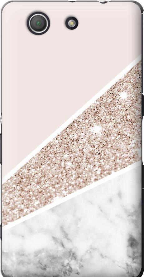 Чехол на Sony Xperia Z3 Compact D5803 Пастельный мрамор (4342u-277-42517)