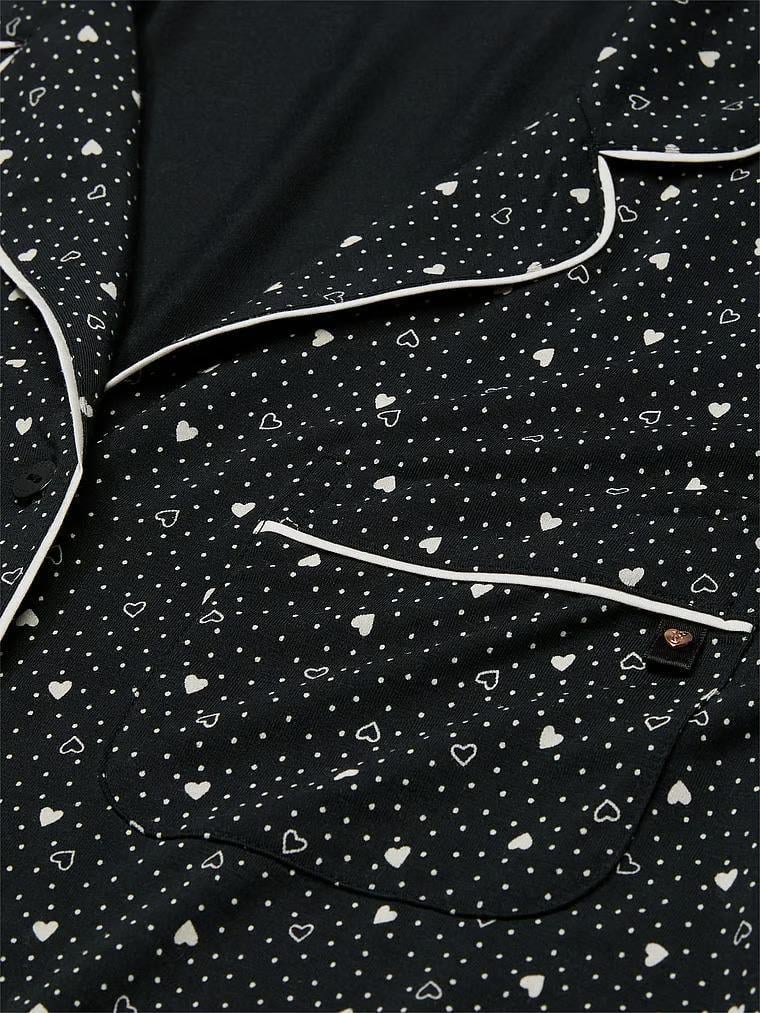 Піжама модал сорочка/шорти Victoria's Secret Modal Soft Short Pajama Set М Чорний (26990202) - фото 3 Піжама модал сорочка/шорти Victoria's Secret Modal Soft Short Pajama Set М Чорний (26990202) - фото 3