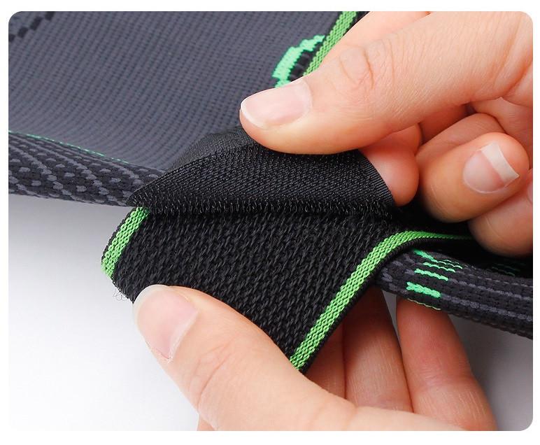 Наколінники Aolikes спортивні з додатковою фіксацією L 1 шт. Зелений (03381) - фото 4