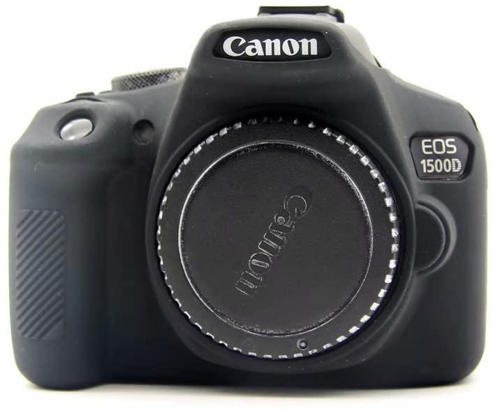 Чехол защитный силиконовый для фотоаппаратов Canon EOS 1500D 1300D Черный