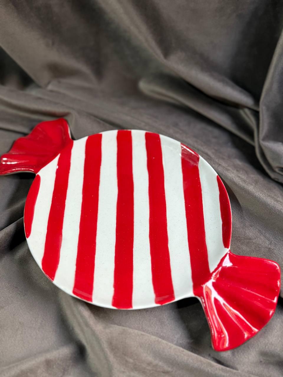 Тарілка десертна новорічна YIWU CR-1-25 порцелянова 15,5 см (CR-1-25)