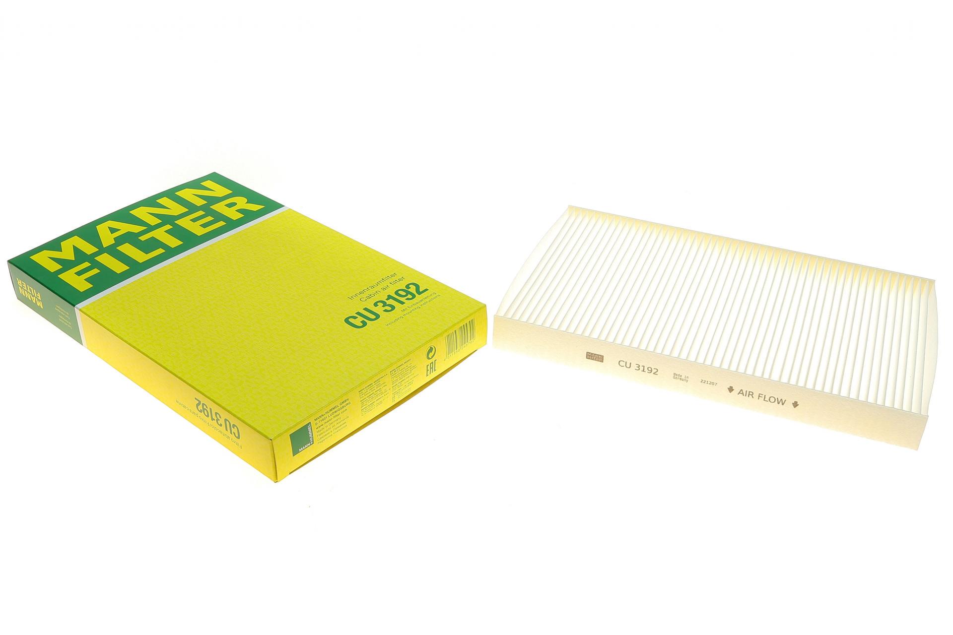 Фильтр салона Mann-Filter для Audi 100 90-94/A6 94-05 (CU 3192)